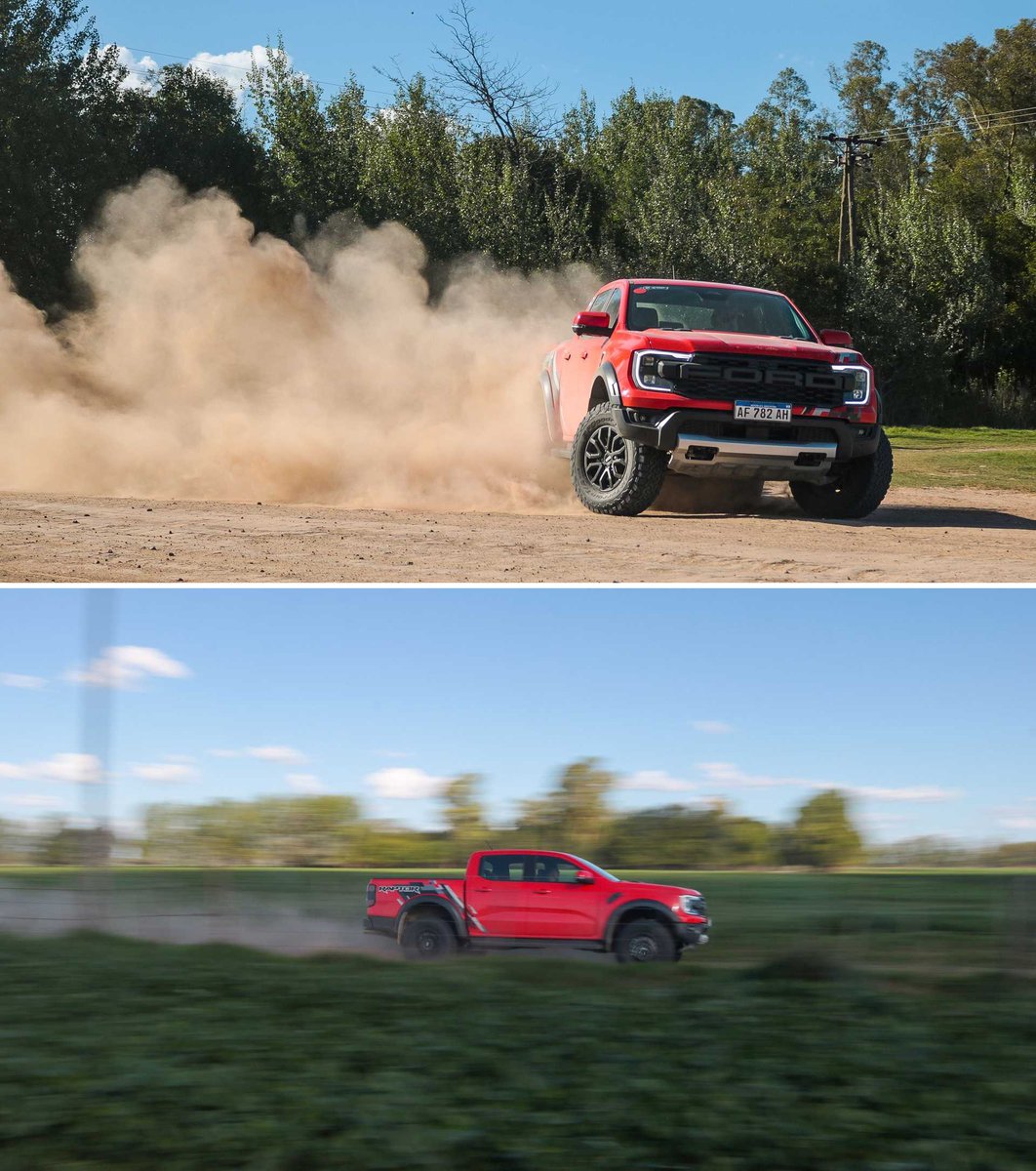 Motor1Argentina's tweet photo. Crítica: Ford Ranger Raptor (2023).
Ford fabricó un auto de rally con forma de pick-up.
Por qué es incluso mejor que la F-150 Raptor.
Opina Carlos Cristófalo: https://t.co/g1lBE8Dq2W https://t.co/1nDWrS1mK4