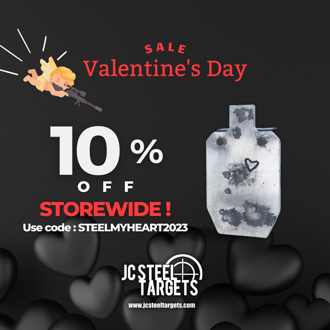 JCSteelTargets's tweet photo. Get your Valentine the ultimate gift this
year! 😍💝👇
https://t.co/h1l00ed5qY
#keepslayinsteel #steelmyheart2023 https://t.co/KYr1iGo9hq