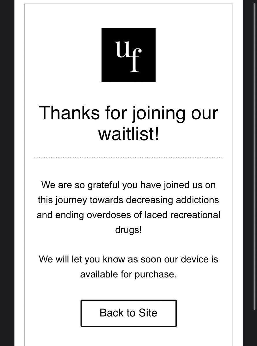 juicyjNYC's tweet photo. My business partner and I have been in the process of developing a solution to synthetic opioid overdose in laced drugs for almost a year. We hope to launch by the end of 2023 and could really use your help joining our waitlist to prove demand to investors :) Link in the thread https://t.co/gHw3H3piJU