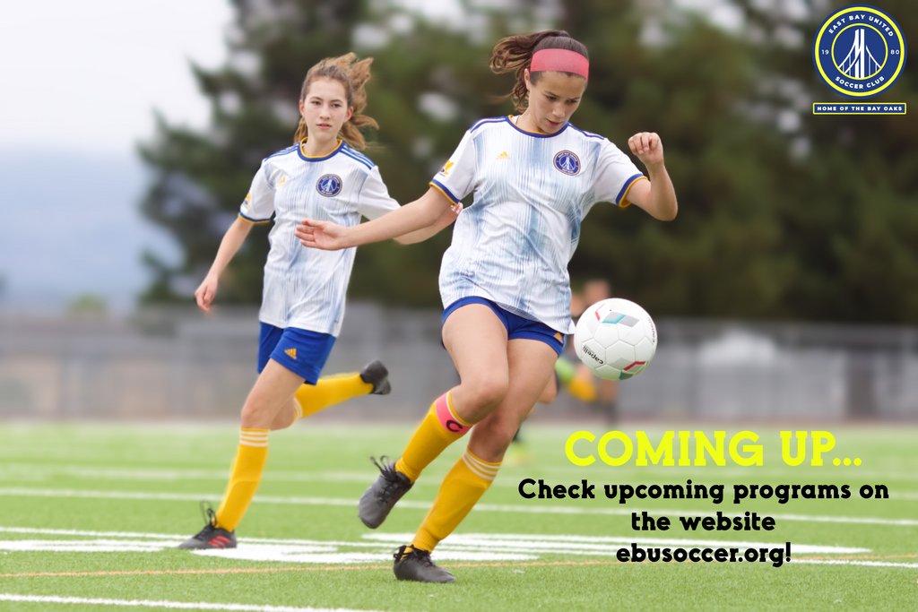 East Bay United Soccer Club on Twitter "Check programs on the