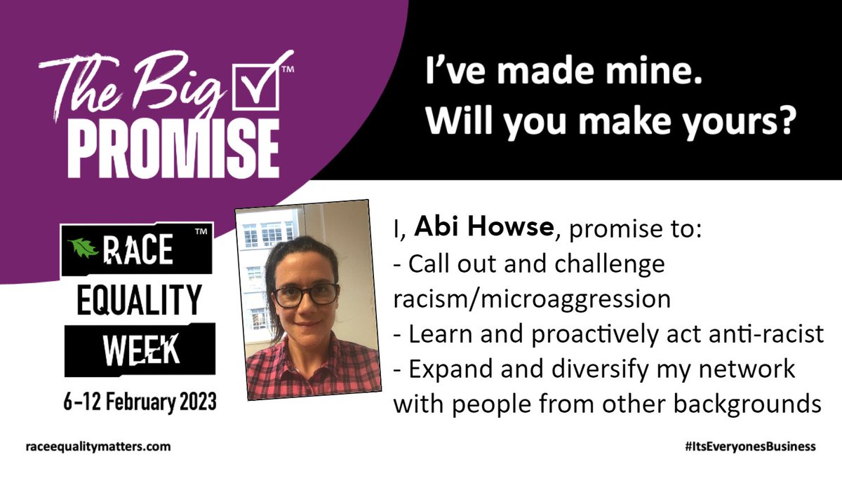 AbigailHowse's tweet photo. This #RaceEqualityWeek we shared lots of experiences and resources at @bloodcancer_uk. But I reflect that I spend more time thinking about equality than acting in defence of it. I need to be A LOT more intentional and vocal. My promises: https://t.co/wqktVO6ytw @RaceEquality_UK https://t.co/gO83UinZWY