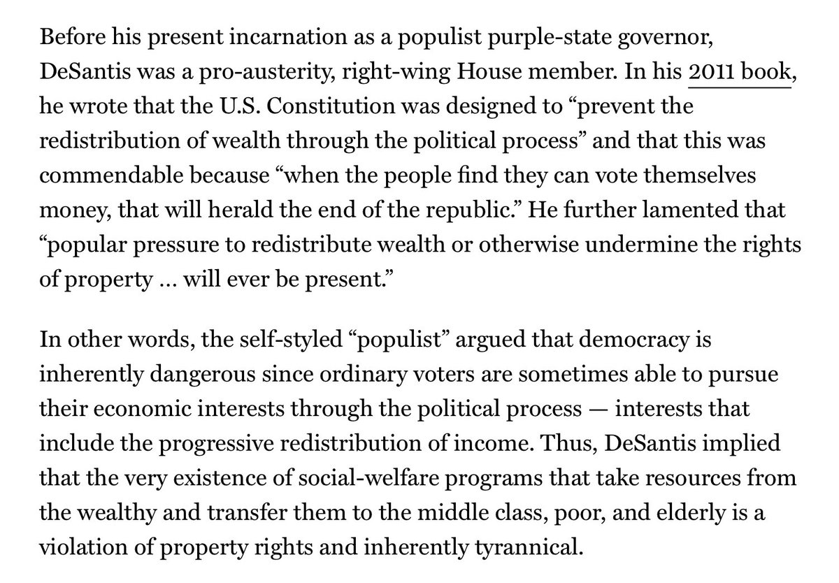 Eric Levitz on Twitter "Ron DeSantis has real political strengths. But