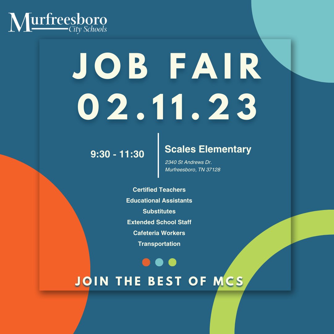 We can't wait to see you tomorrow at our job fair! Did you forget to pre-register? No problem... join us anyways between 9:30 - 11:30.