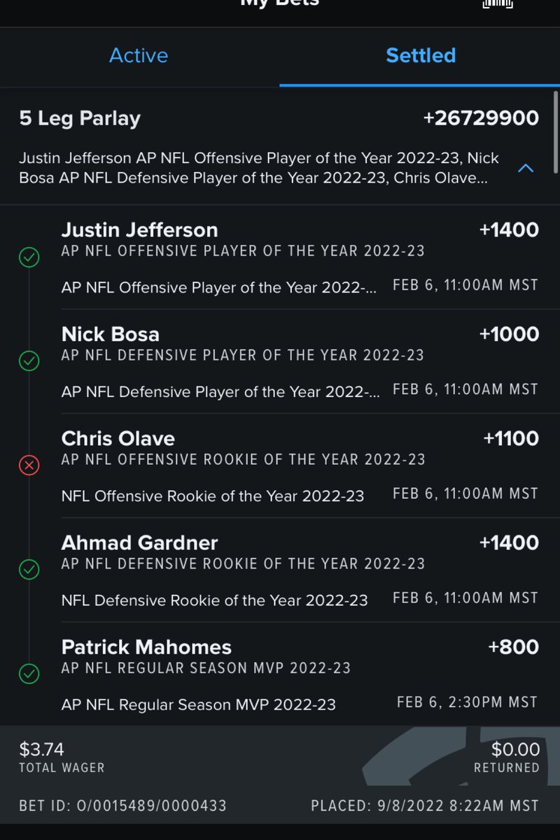 br_betting's tweet photo. ONE LEG FROM $3 INTO ALMOST $1 MILLION 😭

I. Am. SICK. 

(via @AlanZavala44 @FDSportsbook) https://t.co/rPLSQmTZa9