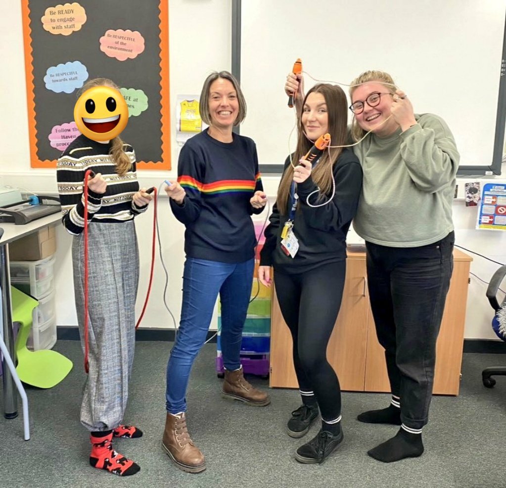 _MrsLake's tweet photo. 🌟SEN Team Skipping Challenge🌟
We are completing 100 skips a day, EACH, in February.
@MissDewey4 has a spreadsheet and @TBHAmaths there will be a graph!
We also have a JustGiving page if you'd like to donate.
https://t.co/jxz8imX9kj
#JustKeepSkipping #teamwork https://t.co/uKEuyI260s