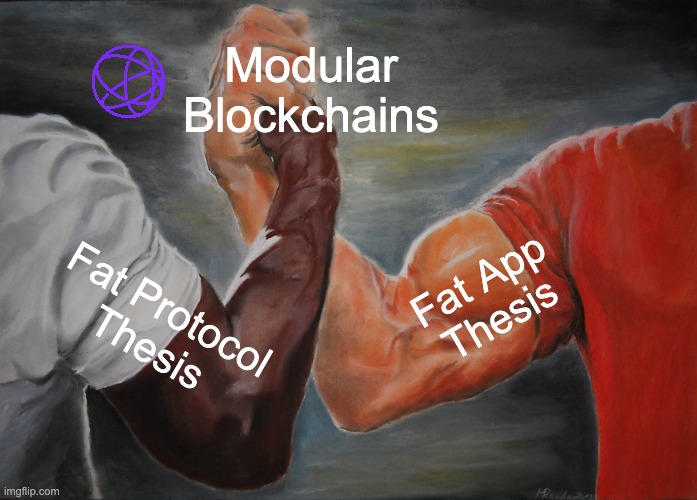 Fat Protocols or Fat Apps?

Thanks to modular blockchains, we can have both