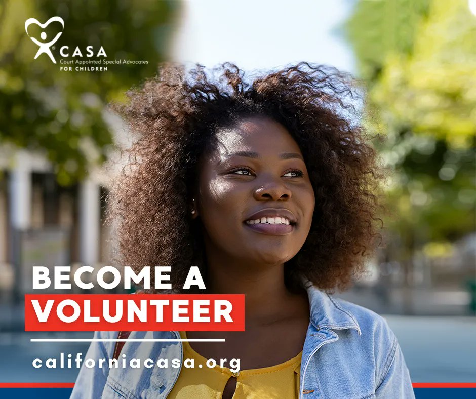 Alameda_CASA's tweet image. CASA volunteers are highly trained to advocate for a foster child. A CASA spends time, listens, and speaks up for the best interest of the child. Find out how 10-15 hours a month volunteering as a CASA can change a child’s story. #BecomeACasa
