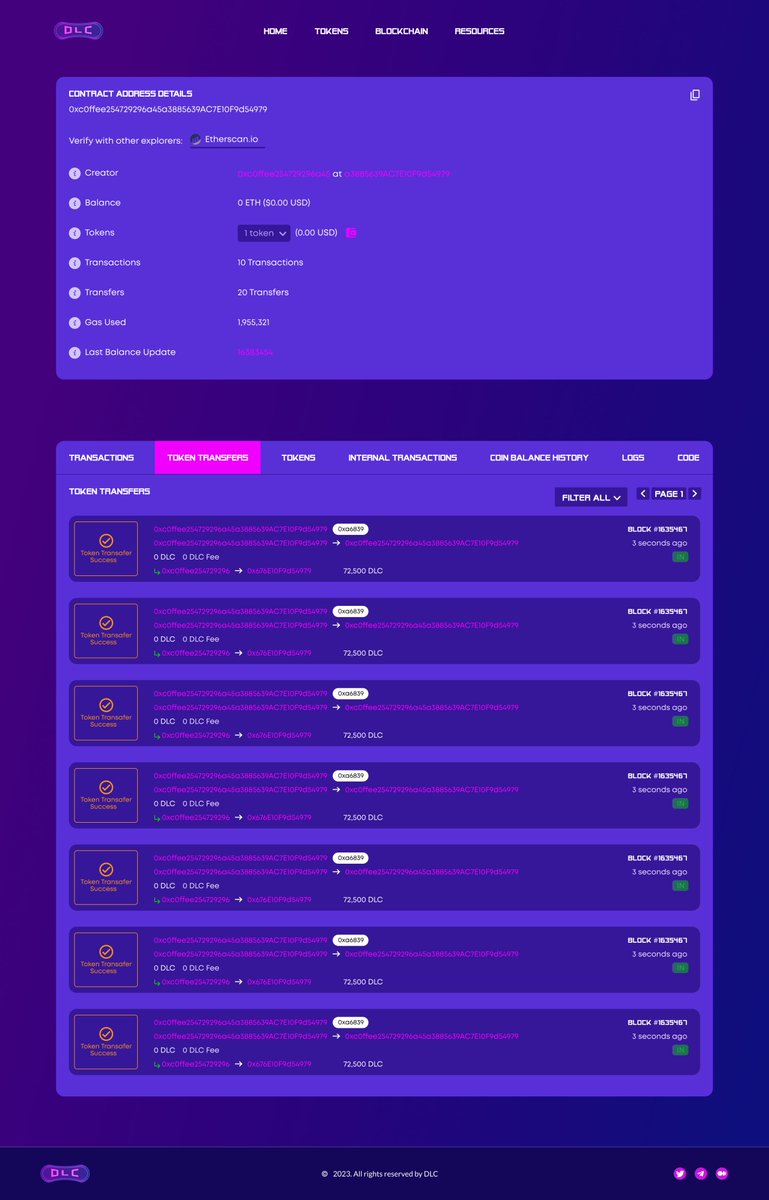 DLChainAI's tweet image. Discover the power of #deepscan, the ultimate #blockchain explorer! Explore code, logs, internal transactions, and track #tokentransfers with ease. Stay ahead of the game and join the #blockchain revolution now! #crypto #explorer