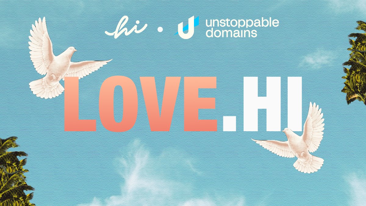 Fall in love with Web3 this Valentine's Day ❤️

Together with <a href="/hi_com_official/">hi | Web 3 Neo-Banking</a>, we’re dropping 250 love-themed premium .hi domains starting February 13th at 11am EST – only available for 48 hours. 💘 

Get ready to spread the love with a unique .hi domain! 🤗