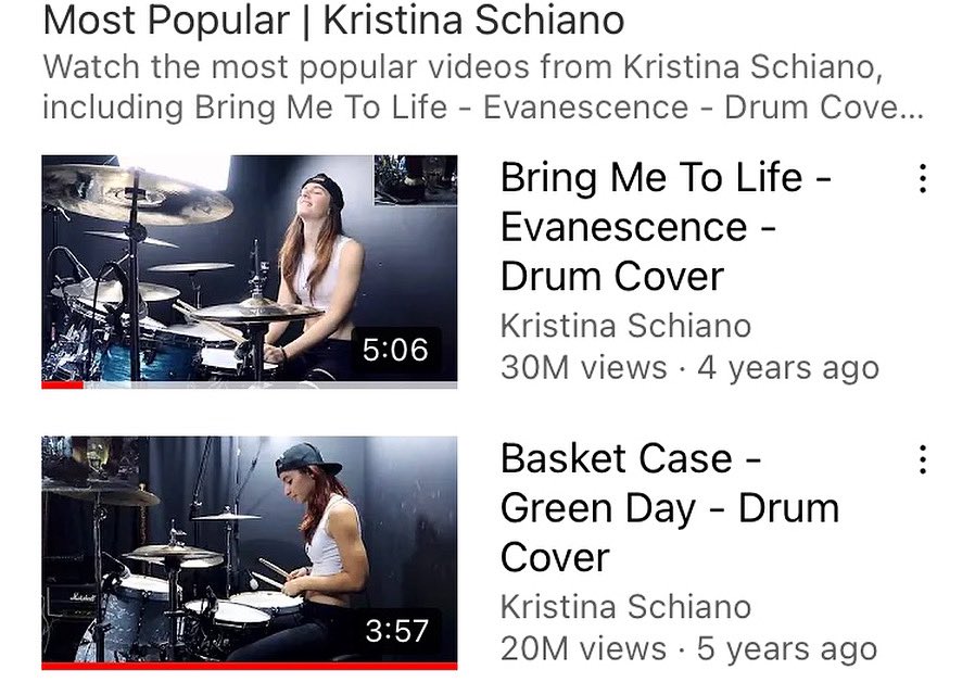drumgal95's tweet photo. WE DID IT!!! Today we hit 30 million and 20 million views on these videos. I still cannot believe that is even possible. Thank you so much!!! https://t.co/sBEkWKbKwd