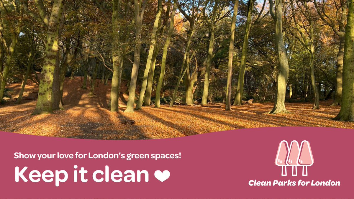 DoMoreRed's tweet photo. #ValentinesDay is the perfect time to show some love for
your local parks & green spaces! Take your rubbish home to
#KeepParksClean 💚
#CleanParksForLondon #LoveParks #LoveHainaultForest https://t.co/NwlazscGid