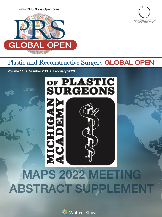 PRSGlobalOpen's tweet photo. #PRSGlobalOpen is thrilled to partner with the Michigan Academy of Plastic Surgeons (MAPS) to publish a supplement of interesting and important abstracts from their recent meeting. 
 
Read the supplement, which features cutting-edge abstracts:  https://t.co/NweXa0J6Gu https://t.co/n4FaEimU7G