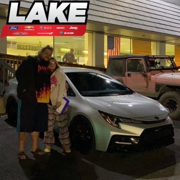 lakeauto's tweet photo. Thank you for choosing Lake Auto, Jonathan &amp; Tamarah! https://t.co/Lf2mMWxxEg