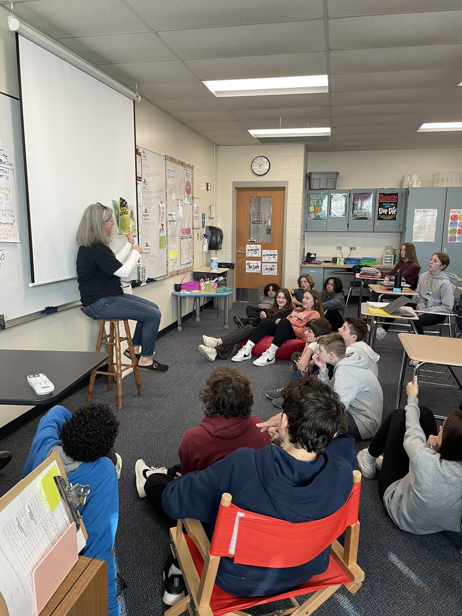 We needed a little story time on this sunny Friday. Thanks for reading <a href="/MrsB_SMS8/">JBornhorst</a> !