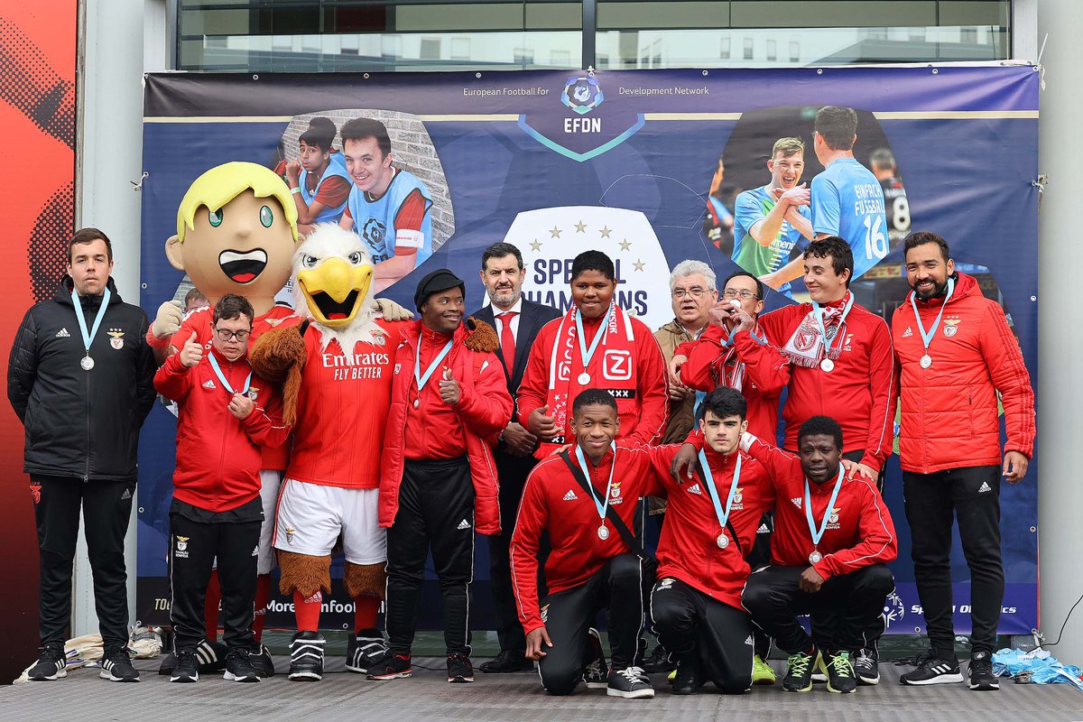 Meet our #SpecialChampionsLeague tournament champions from Lisbon 2023🤩🏅
Round III:
<a href="/FundAlcoraz/">Fundación Alcoraz</a> 
<a href="/AFCAjax/">AFC Ajax</a> 
<a href="/werderbremen/">SV Werder Bremen</a> 
<a href="/SLBenfica/">SL Benfica</a> 

<a href="/EFDN_tweets/">EFDN</a> 
<a href="/EUErasmusPlus/">Erasmus+</a>
