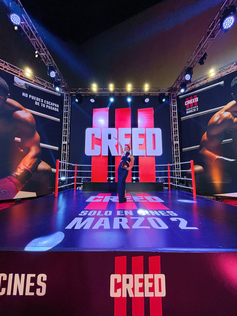 RivaPopMusic's tweet photo. Anoche se dejó todo en el ring 🥊💥 @michaelb4jordan pasó su cumpleaños en la avant premiere de #Creed3 y tuve el honor de conducir la alfombra junto a @GaboRamos y @mauriciopedroza (también recibimos al campeon @Jcchavez115 👏🏼) 
@creedmovie estrena 02/03/23 y está imperdible! https://t.co/7K4Olwcgl2