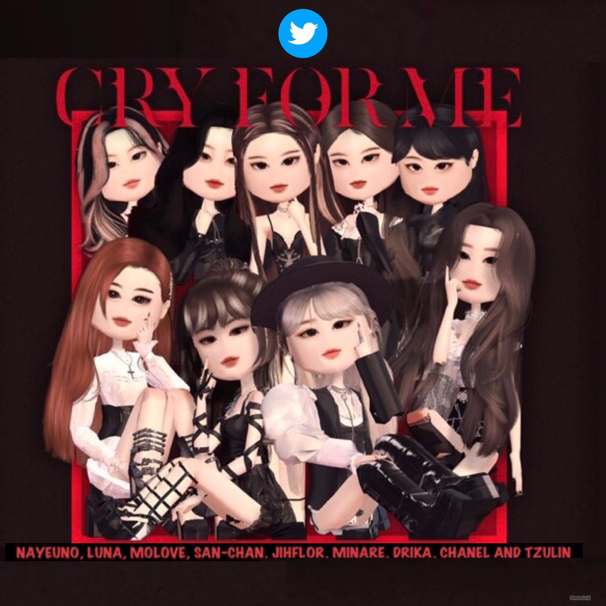 Elena_PopStar's tweet photo. TWILLIGHT - ‘CRY FOR ME’ MINI ALBUM: TWILLIGHT #TWILLIGHT #ROBLOXENTERNAIMENT #NAYEUNO #LUNA #MOLOVE #SANCHAN #JIHFLOR #MINARE #DRIKA #CHANEL AND #TZULIN https://t.co/9cHbo8gd0P