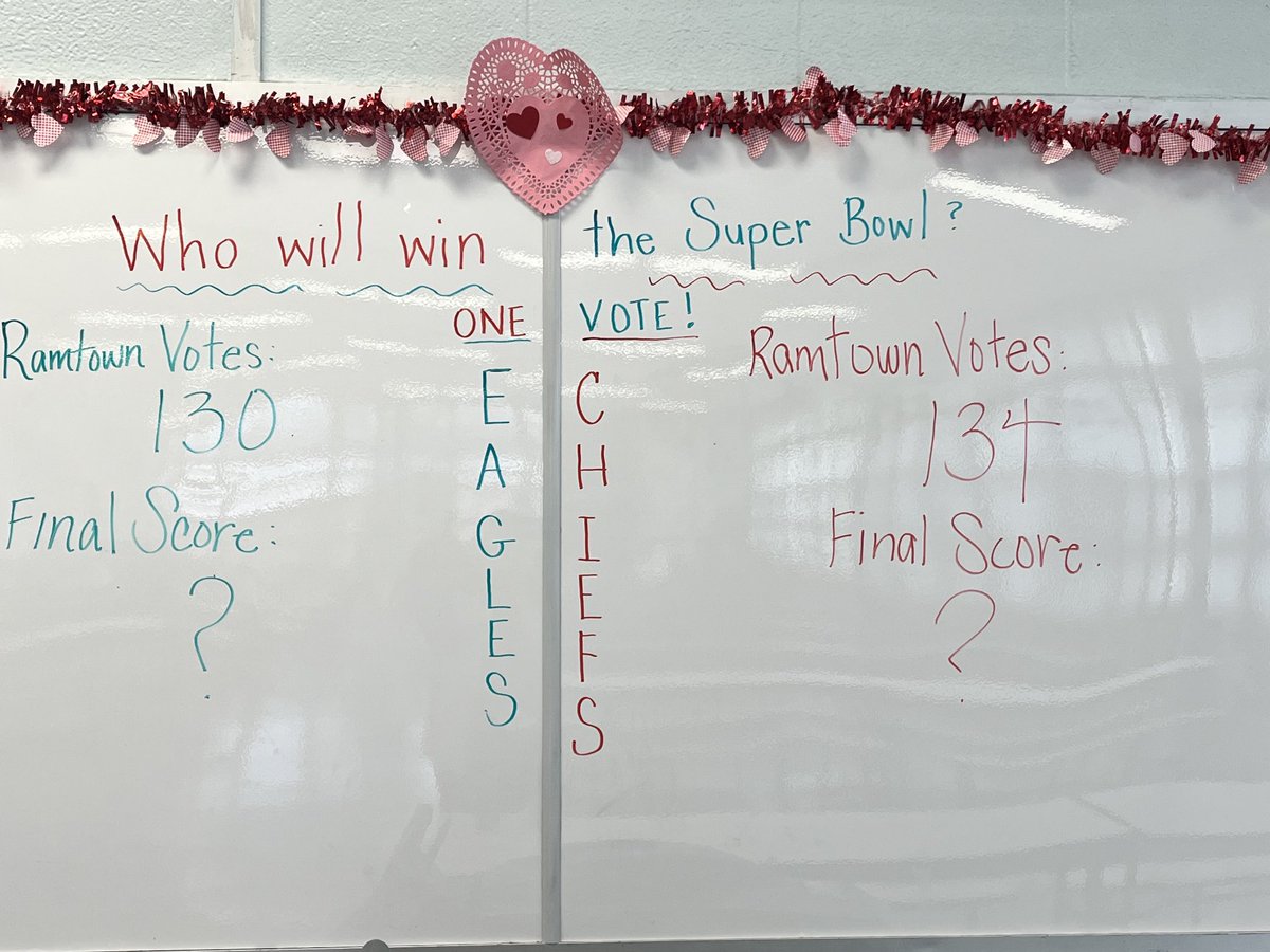 plawlor12's tweet photo. Collecting data and trashing the other team! Cafeteria fun!# Howell#Ramtown# PE #superbowl https://t.co/jIwpZ9S8pd