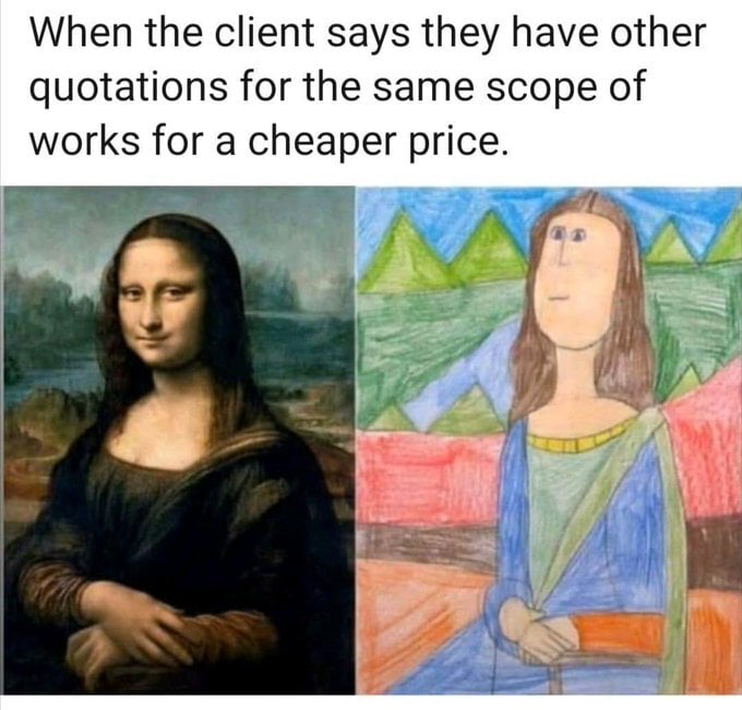 PropellantMedia's tweet photo. Enough said. 😬 Shoddy work will always cost you more in the end. Like any other type of art, you get what you pay for.  All in all, we need our clients to trust that we have taken the time to assess our processes and services accordingly. Trust us, we've got YOUR back. 💯 https://t.co/AxsuWh18wy