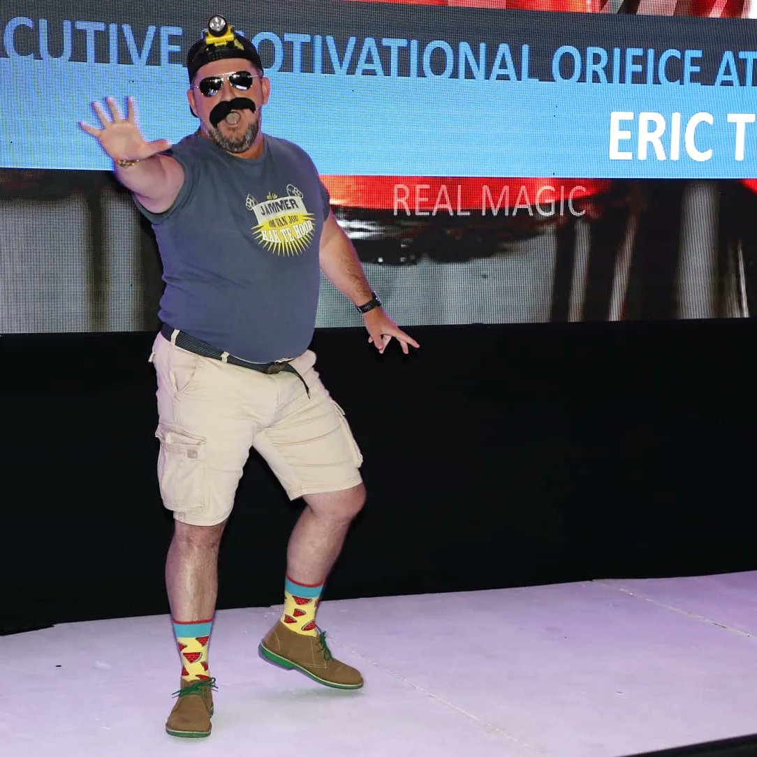 GuyMcDonald's tweet photo. This is Eric Tricity. He should be the new Minister of Electricity! He finds the light in the dark, brings power to your day and delights audiences with his ... energy! 
Watt more do you want @GovernmentZA #MINISTEROFELECTRICITY #SONA23 https://t.co/jPkG3bU9Vr