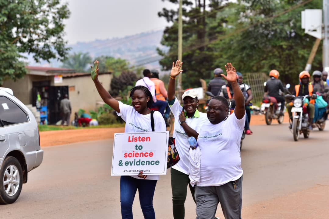 The question of #Food and #Feed security can be answered. 
@RePlanetAfrica today has launched a campaign with which the people have spoken; #GMOs are safe! 
#GMOs4FoodFecurity #LetKenyansEat