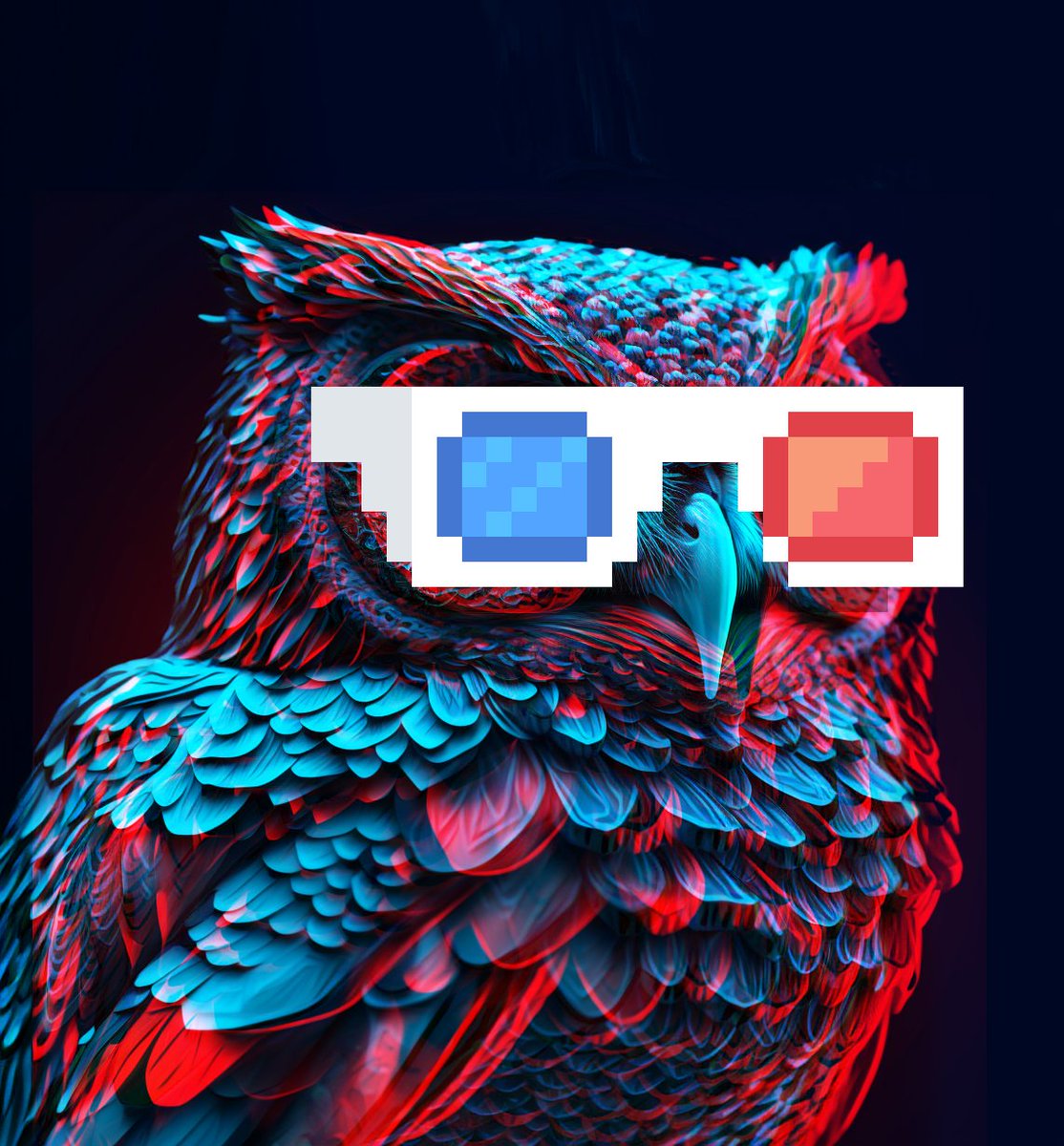 There are 120 <a href="/moonbirds/">Moonbirds</a> with 3D glasses. Only one is listed on OS. 

opensea.io/collection/pro…