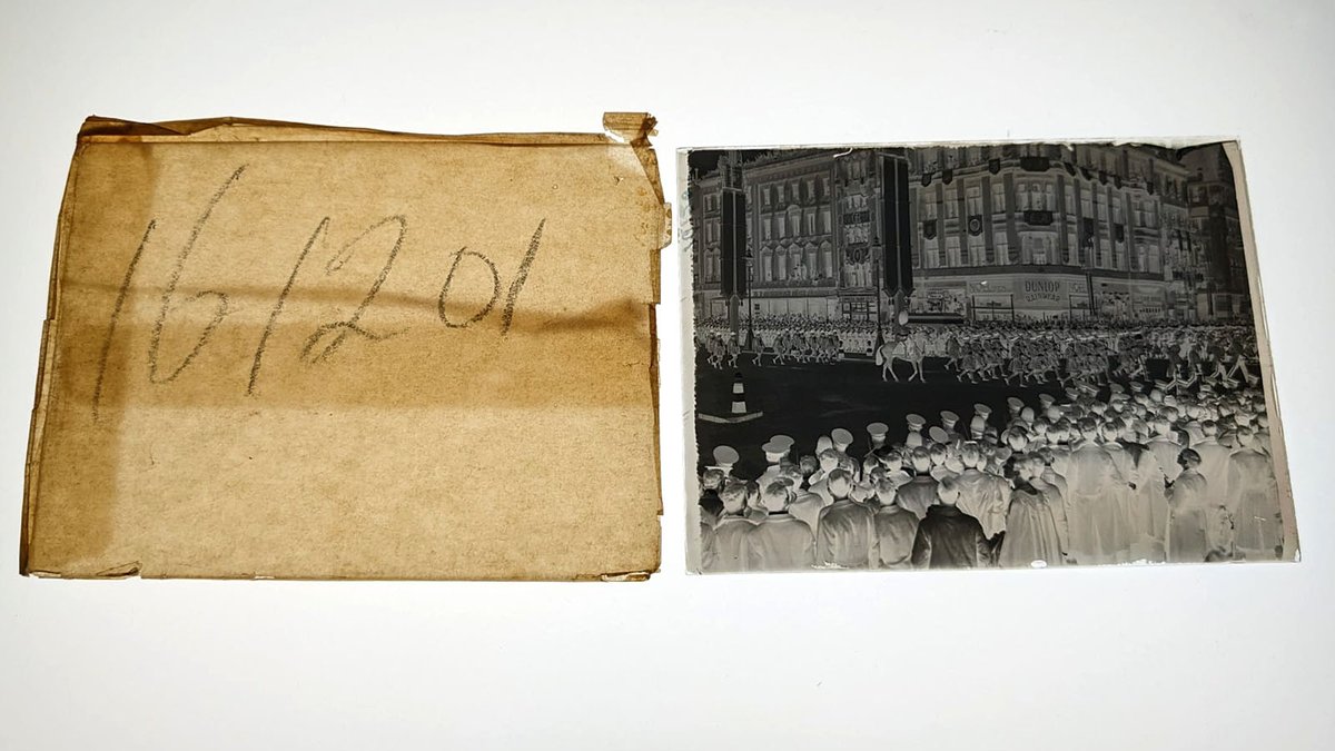 Getting ready for May, editing 1937 glass plates from King George VI's coronation