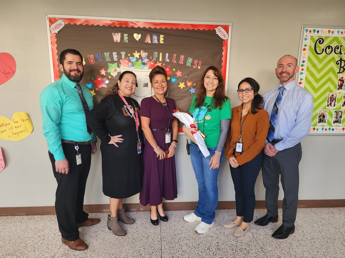 engarza12's tweet photo. Congratulations to our amazing leader @jsdiaz3 Elementary PRINCIPAL of the year for PISD! Thank you for your guidance and mentorship! We are blessed to have you at Jensen!โค๏ธ #pisdmathchat #pisdstrong #pisdproud #pisdjensen https://t.co/0cDKfqCwJY