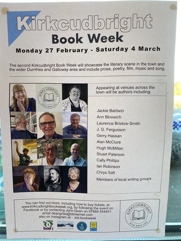 JackieMBaldwin1's tweet photo. So excited to be part of Kirkcudbright book week! Especially, as part of ‘Perfect Dead’ takes place in Broughton House. 😀📚📚 https://t.co/d28FZ9mrmK