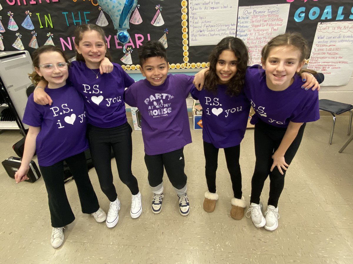 Waverly celebrated P.S I Love You Day by showing kindness to one another. We also raised $315 to donate to this important cause! <a href="/psiloveyouday/">P.S. I Love You Day</a> <a href="/SachemWaverly/">Waverly Ave Elementary</a> <a href="/DipalmaJaimie/">Ms. DiPalma ⭐️</a> 💜
