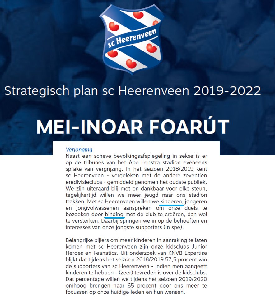 sybrandjissink's tweet image. Vandaag liet @scHeerenveen mij weten dat er bij Heerenveen - Feyenoord geen tickets voor jeugd onder 11 jaar komt. Onbegrijpelijk! Hoezo beleid!?!
Waarom? Bang voor mini Hooligans? Hoe leg je dit uit aan een ontroostbaar kind van 5? 

#HeeFey #BaasInEigenHuis #MeiInoarAchterut