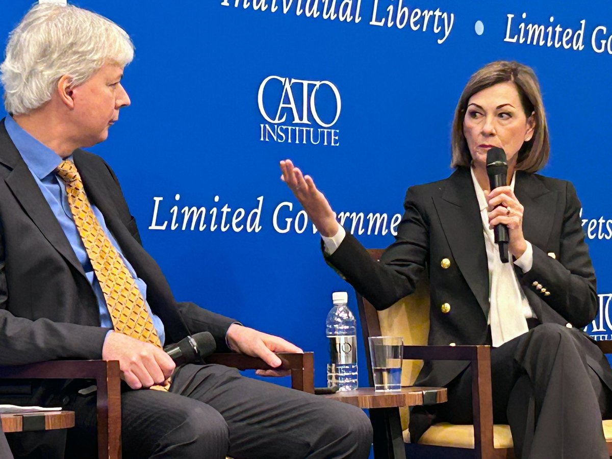 KatMurti's tweet photo. My goal is to bring the individual income tax down to 0% by the end of my second term. - Iowa Gov. @KimReynoldsIA, the top scorer in the most recent #GovReportCard, which grades governors on fiscal policy
WATCH: https://t.co/JEhxH9JZD2
READ THE REPORT: https://t.co/TDuU1GfEAy https://t.co/CfO93SvuSW