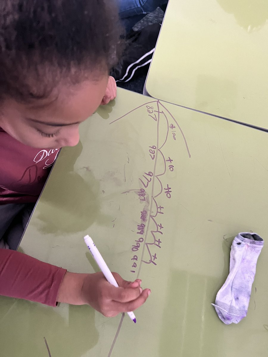 This week we have been solving 3 digit addition using a number line!! <a href="/MECME_School/">MillbrookElem</a>