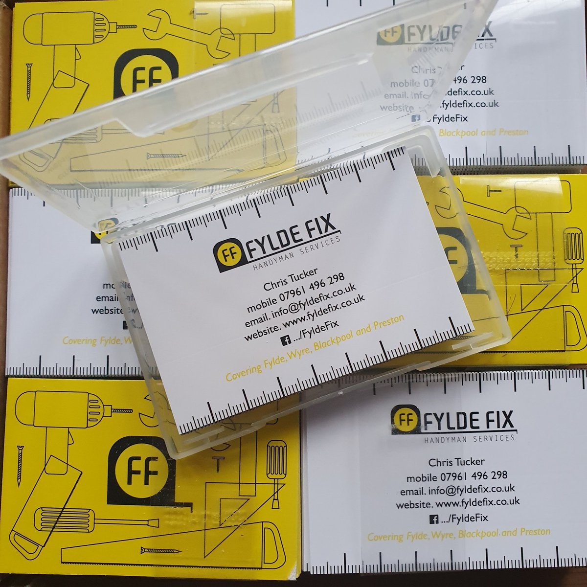DaisyMayCreatns's tweet photo. New business card design for @FyldeFix
Another great print job by @BrightPrintUK 

#GraphicDesign 
#businesscarddesign https://t.co/ZETGgMaNHm