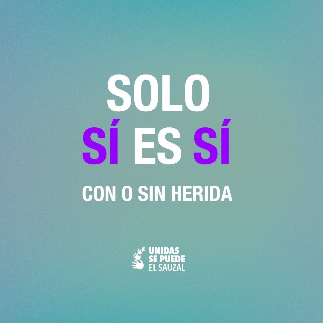 No queremos volver al código penal de la manada que espanta, violenta e intimida a  las mujeres que se plantean denunciar las violencias sexuales. Queremos un código penal que nos proteja a todas y que siga poniendo en el centro el consentimiento. 
Otra vez más, #solosíessí