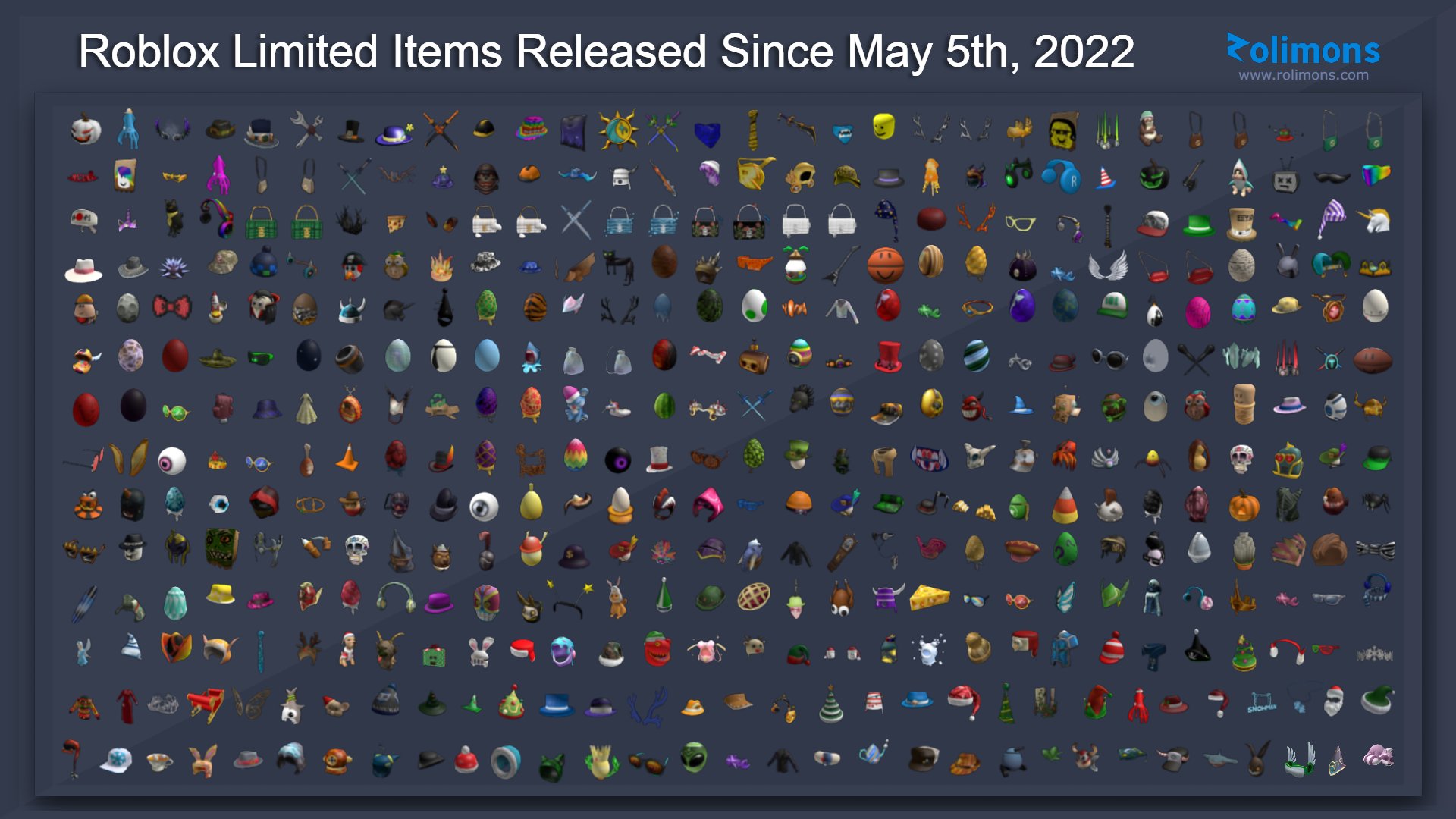 Roblox trading news rolimon s on twitter since may 5th 2022 roblox