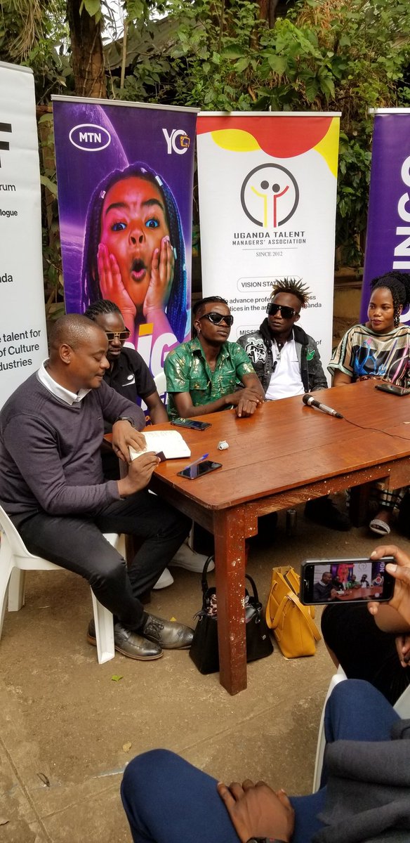BolingoX_YOTV's tweet photo. Earlier this week, our signed comedian #SsengaSebbanga together with fellow artistes @KabakoUg & #KidDee addressed the media about their ongoing concerts in Dubai & AbuDhabi
#YOTVBigBetter @YOTVChannelsUG https://t.co/gOAk2ktjMY