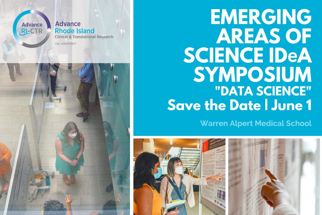 🗓️#SaveTheDate! Advance-CTR is hosting the 2023 Emerging Areas of Science IDeA Symposium Theme: Data Science Date: June 1st, 2023 Format: Hybrid (both in-person and online) Time: 8:00 AM to 5:00 PM Additional Details to follow!! #IDeASymposium