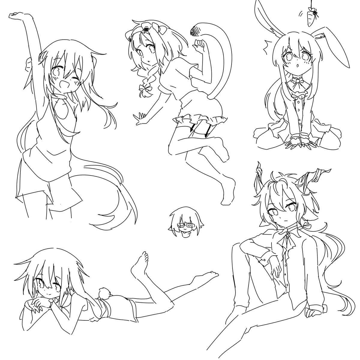 Pose practicing