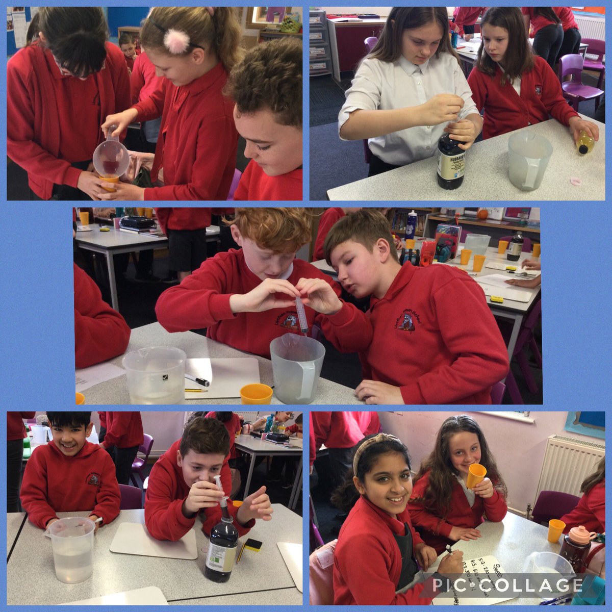 Llysfaen2023's tweet photo. #6CP Ratio Investigation - making squash in different ratios. Exploring ratio through a real-life context. #MN https://t.co/uzwQ6WT9kP