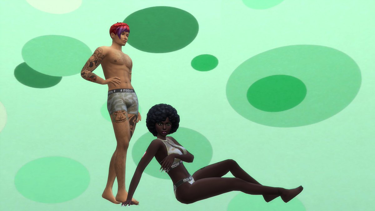 Jenkeball's tweet photo. My models for @lovely1_g 's #GLovelysQCC #QCC75 on The Sims 4 gallery now!
Phoebe is a deaf type 1 diabetic and her fiance Cole is a trans man who would love to model for 'Gee's Strings & other things'
#TheSims4 #Sims4 #TheSims #Sims #ShowUsYourSims #Simtimates https://t.co/Mgc0fGFLIw