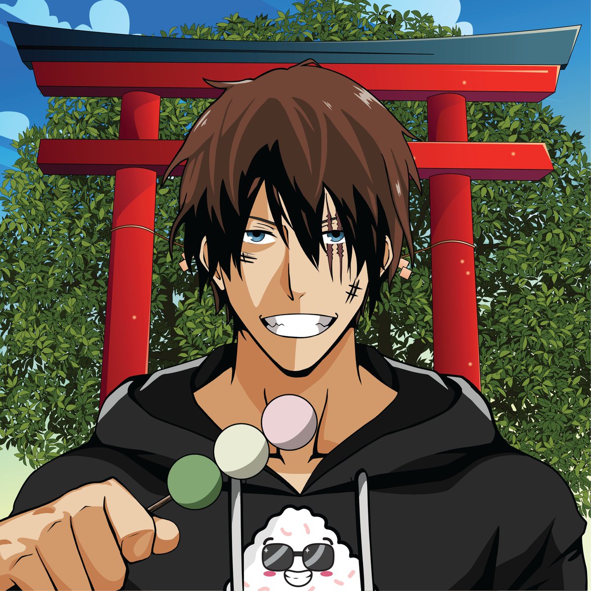 HokageAdrien's tweet photo. From Real Life to NFT. 

For those who were wondering were the Dango trait from @CompanionsNFT_ collection came from. Here a real one directly from #Japan ! 

#NFT https://t.co/nuw45yOMem