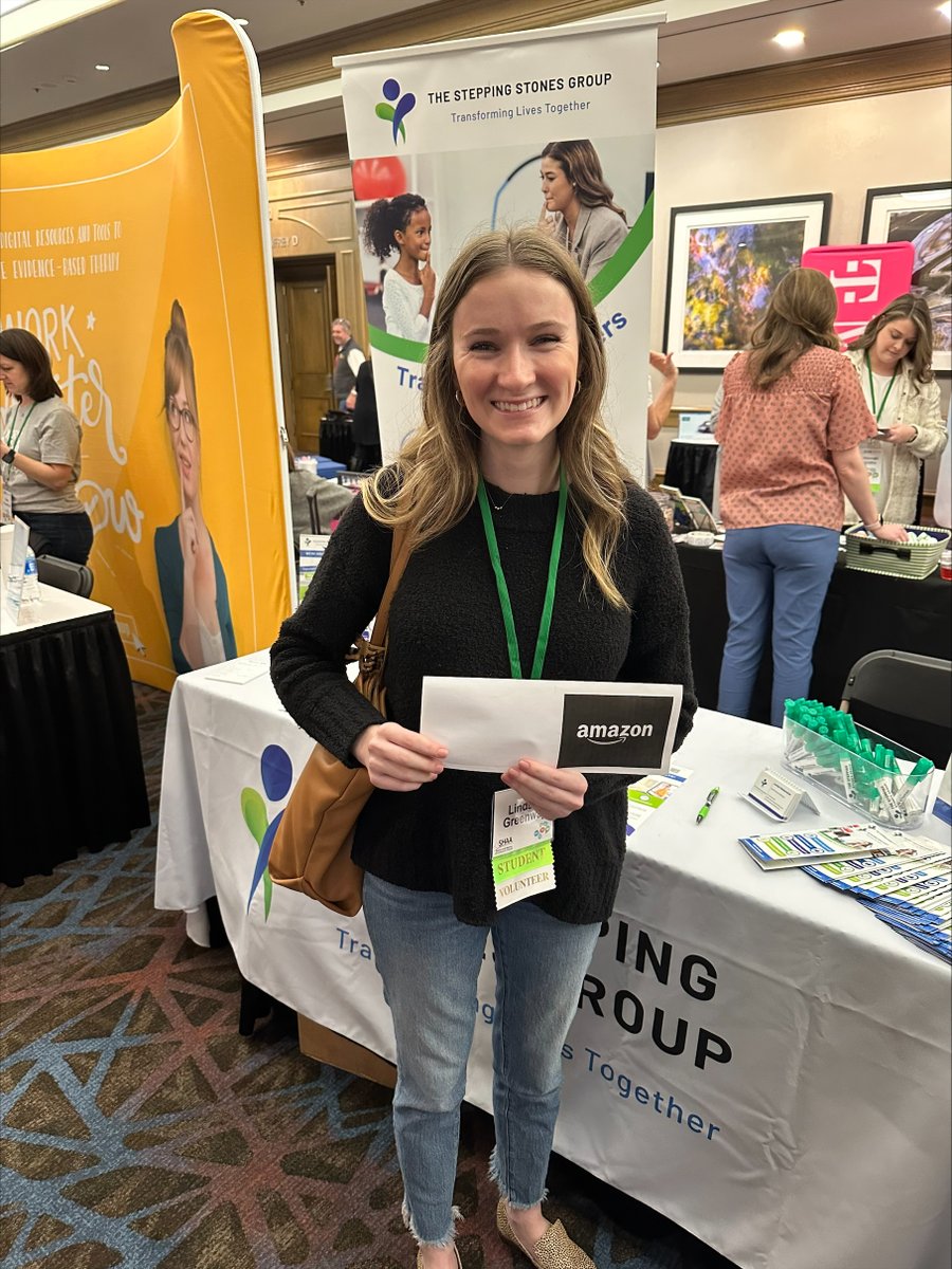 SSG_Careers's tweet image. Congrats to Lindsey @SamfordU for winning our raffle at the 2023 SHHA Convention!

...
#SpeechLanguagePathologists #SpeechLanguagePathologist #SLP
#ClinicalFellows #ClinicalFellow #CF
#SLPeeps #SLP2b
#TransformingLivesTogether