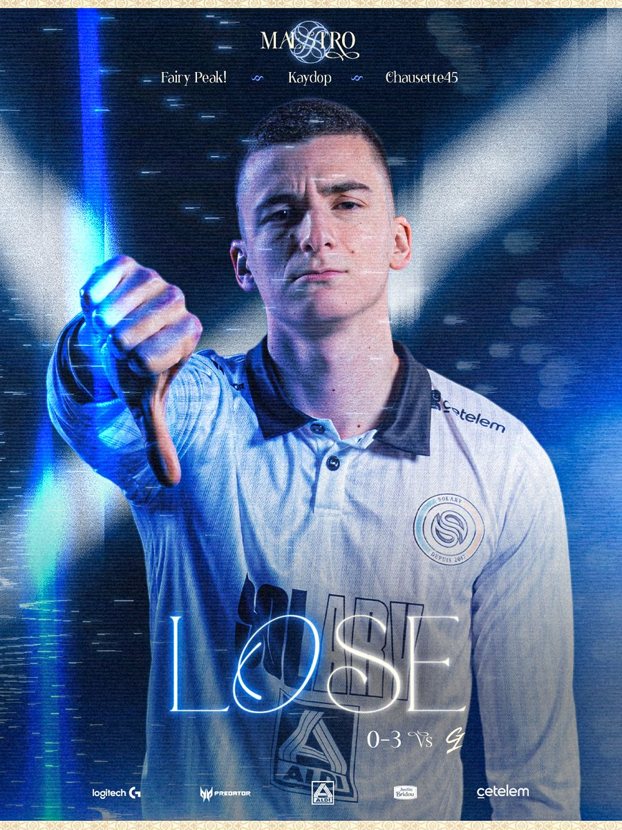 SolaryTV's tweet photo. Pas le meilleur start, il reste deux matchs pour nous rattraper 🫡

GG 🤝 @g1official 

#SLYWIN https://t.co/YN3fwD8bnL