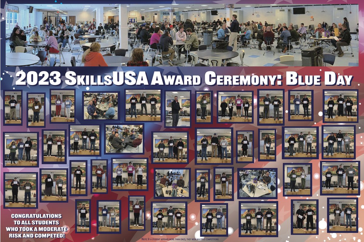 LRTC4ME's tweet photo. We are PROUD to announce our in-house SkillsUSA competition winners!
They took a moderate risk, they showed up, they rose to the occasion and we are so proud of their efforts.
🥇🥈🥉Peak at the list of all the bronze, silver and gold winners below! 🥇🥈🥉
#mainecte https://t.co/D945vPZyQ4