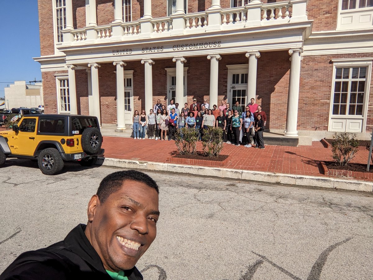 davidodde's tweet image. Connecting to Galveston history with Samuel Collins III, #Junenteenth #ProfJuneteenth #Galveston2023. Excellent tour, educational and inspirational! With @MunsonOEL @PhunsizeDPhD @PamKreeger @suzanne_ponik @KoladeAdebowal1 and the Physical Science of Cancer GRC Crew.