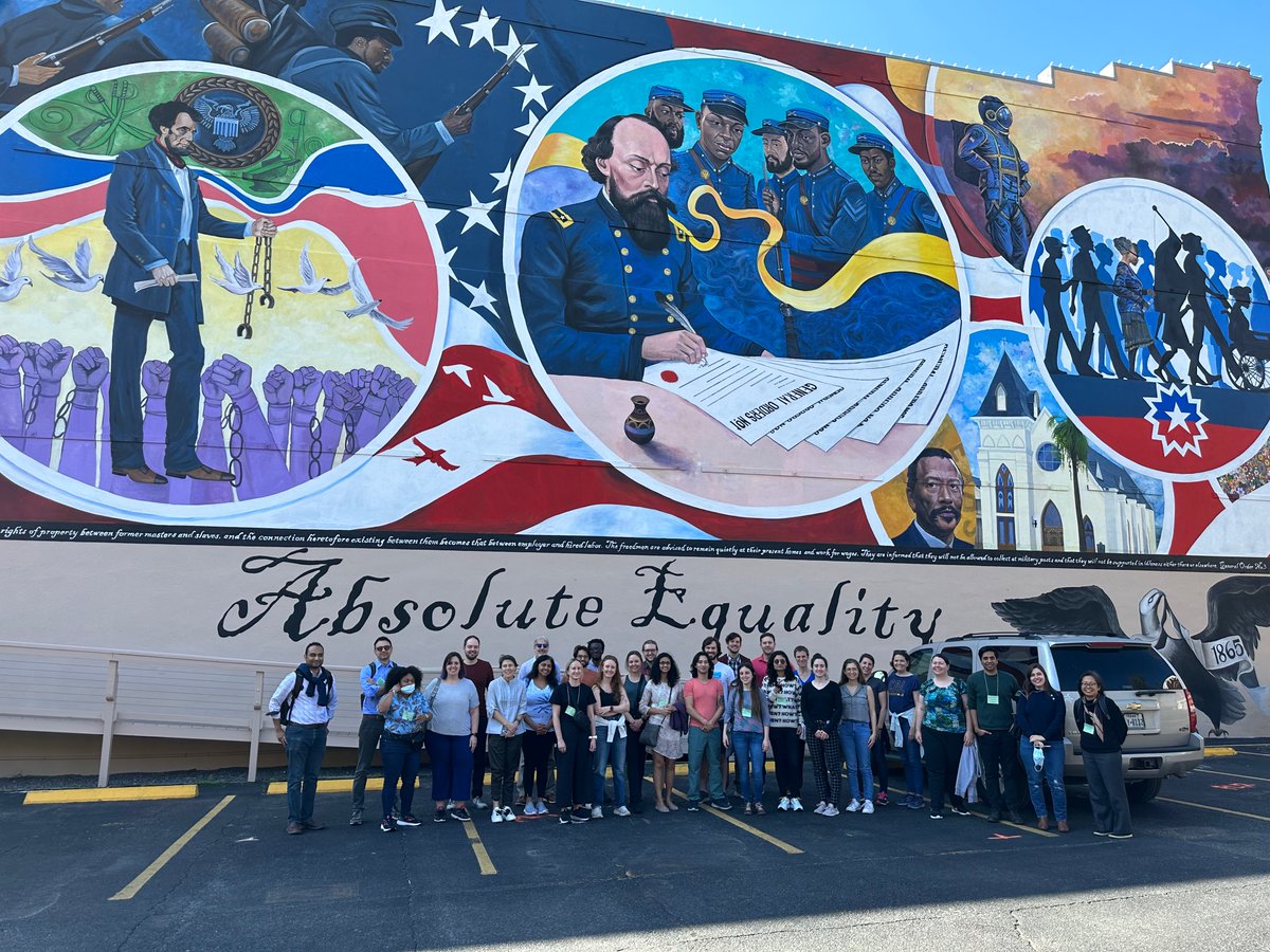 davidodde's tweet image. Connecting to Galveston history with Samuel Collins III, #Junenteenth #ProfJuneteenth #Galveston2023. Excellent tour, educational and inspirational! With @MunsonOEL @PhunsizeDPhD @PamKreeger @suzanne_ponik @KoladeAdebowal1 and the Physical Science of Cancer GRC Crew.