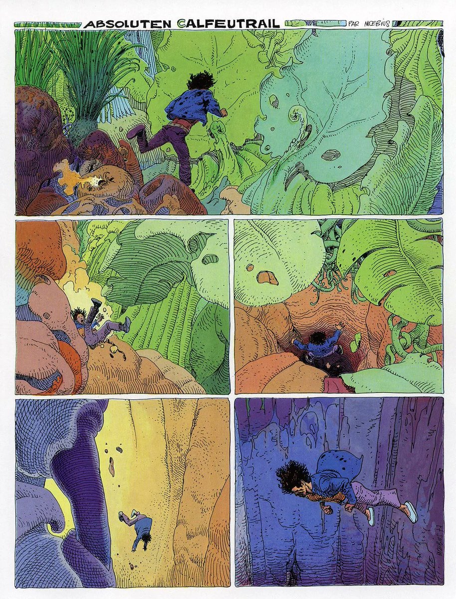 Free Fall by master Moebius. 
#FridayFeeling 