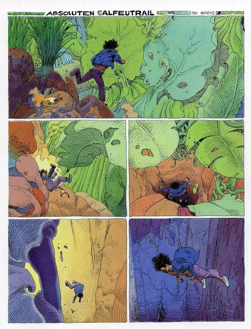 Free Fall by master Moebius. 
#FridayFeeling 