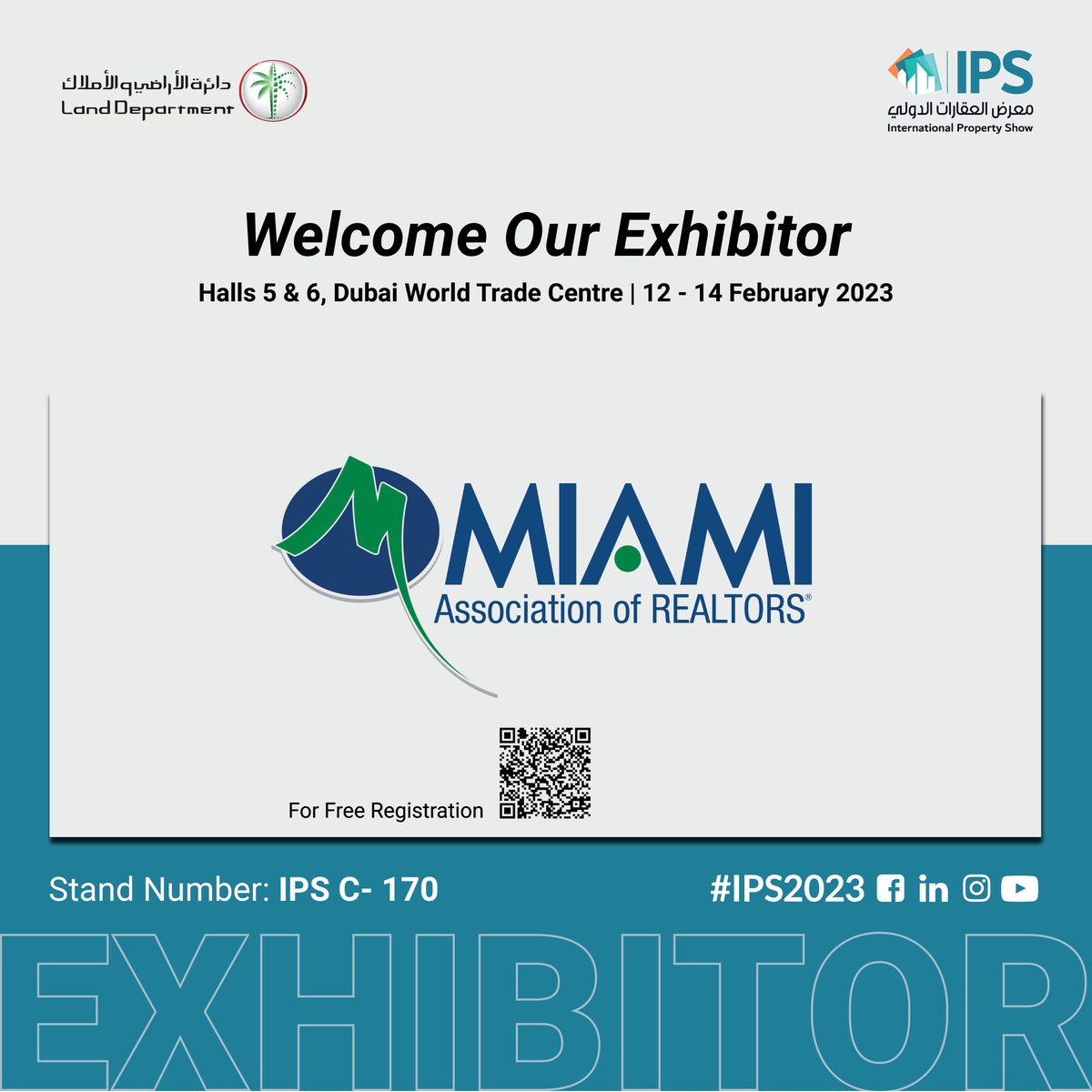 IntPropertyShow's tweet photo. Get ready to connect with the best in the business at the International Property Show 2023!
Join us at the show to learn from the experts and find your next significant investment.
#InternationalPropertyShow2023 #MiamiAssociationofRealtors #102YearsOfService https://t.co/TkQkSWAZyD